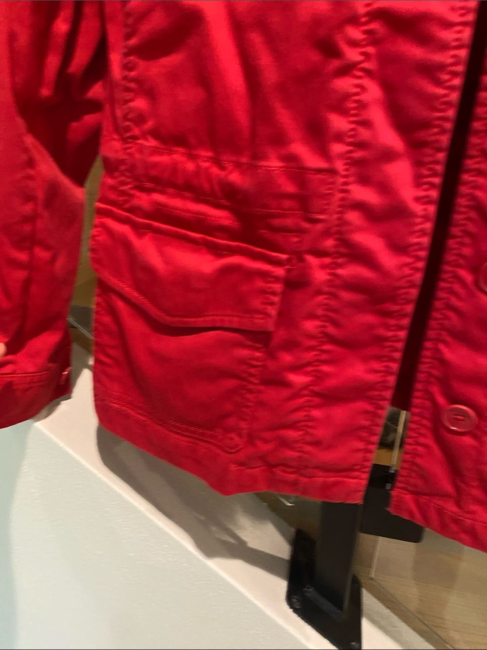 Talbots Bright Red Field Jacket - Picture 4 of 6
